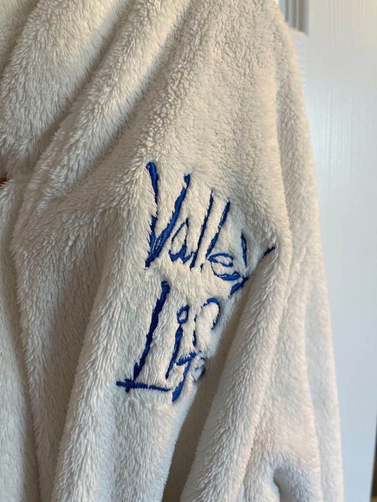 Custom Valley Life logo robe