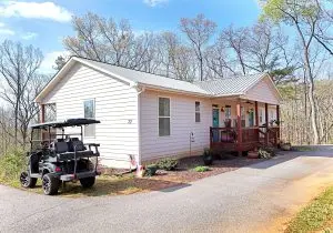 Side view of the building